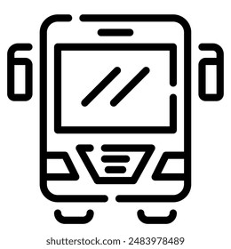 Bus icon for web, app, infographic, etc