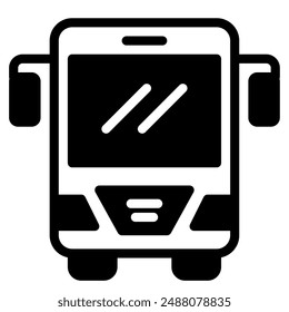 Bus-Symbol für Web, App, Infografik, etc