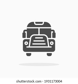 Bus-Symbol. Für Ihr Design, Logo. Vektorgrafik.