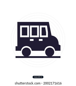 Bus Icons Airplane Public Bus Train Stock Vector (Royalty Free ...