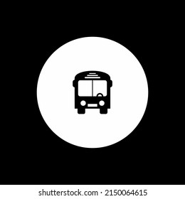 Bus Icons Vector Templates Flat Design