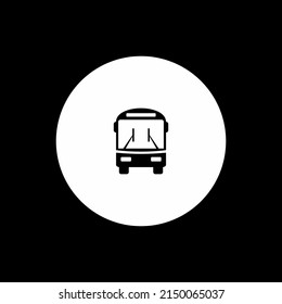 Bus Icons Vector Templates Flat Design