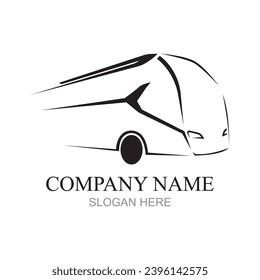 ilustración de bus, transporte público, arte vectorial.