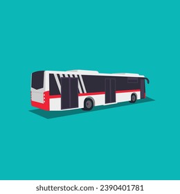 Bus Illustration, vector graphics, Transportation