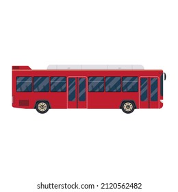 Ilustraciones de bus configuradas en fondo transparente