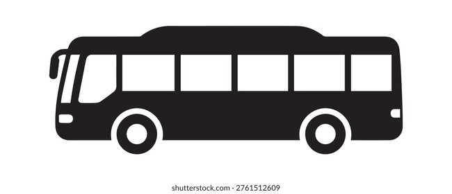 bus isolated on white background