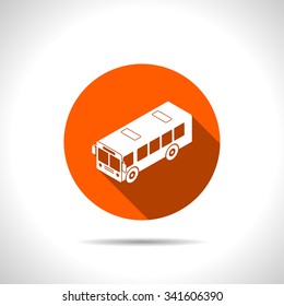 bus isometric 3d icon