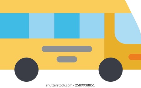 A bus is a large, motorized vehicle designed to transport passengers, typically on scheduled routes. It can carry a significant number of people, providing an efficient, cost-effective means of public