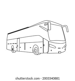 762 Tour Bus Line Drawing Images, Stock Photos & Vectors | Shutterstock