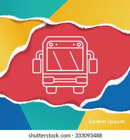 bus line icon