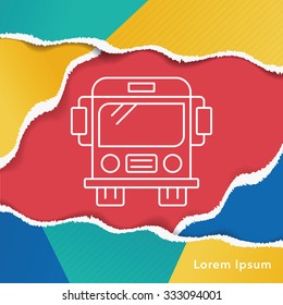 bus line icon