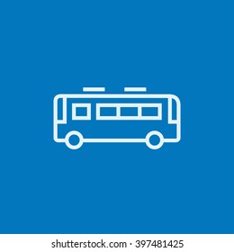 Bus line icon.