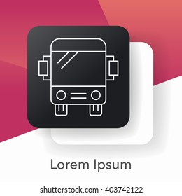 bus line icon