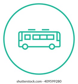 Bus line icon.