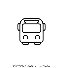 Bus line icon isolated on white background