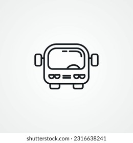 Busliniensymbol. Busumriss-Symbol