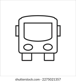 bus line new vector icon