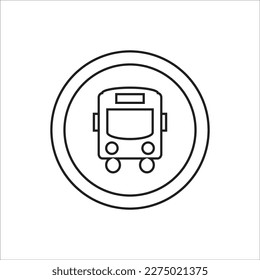 bus line new vector icon