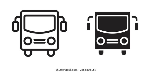 Bus liner icon vector set.