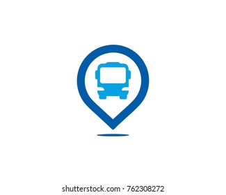Bus located logo