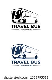 bus logo design vector template