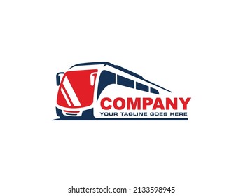 Bus logo design vector. Travel bus logo