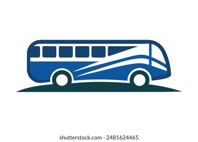 Bus logo design vector. Travel bus logo illustration