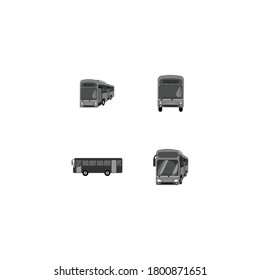 bus logo stock illustration desgn