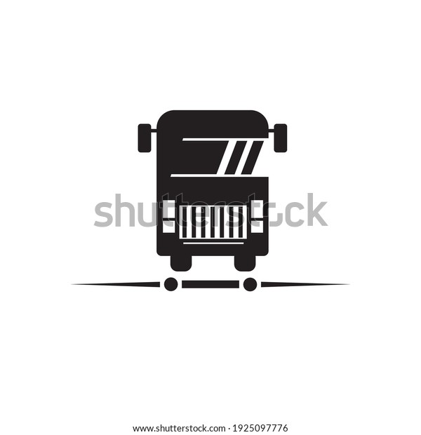 bus logo transportation design vector clip\
art illustration