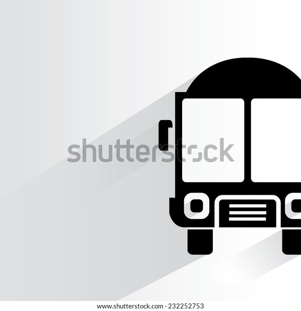 bus on white\
background, flat and shadow\
theme