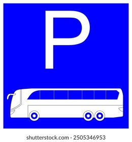 bus parking lot bus area parking