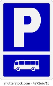 Bus Parking Sign