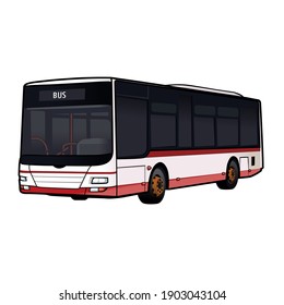 Bus Public Transportation vechicle Vector