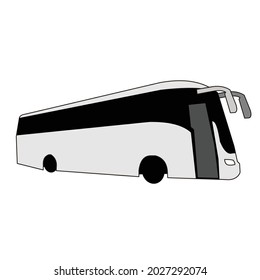 bus public transportation vector design