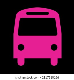 öffentlicher Busverkehr - Vektorsymbol