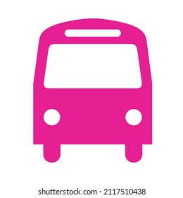 bus public transportation vector icon