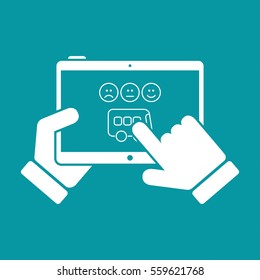 Bus rating icon - Thin series