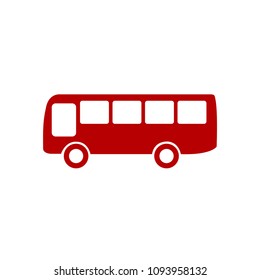 Bus school icon vector