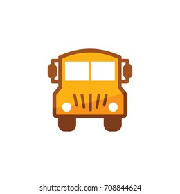 Bus school logo or icon design