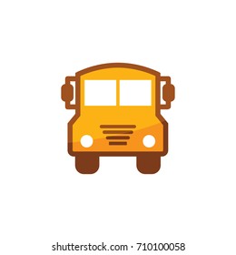 Bus school logo or icon design