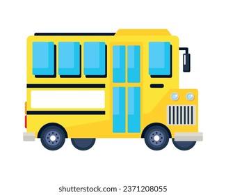 bus school for students illustration isolated