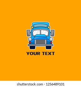 bus school vector illustration