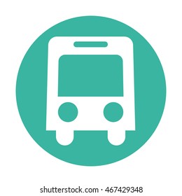 bus service public isolated vector illustration, eps10