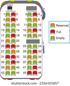 bus session plan for selection of full empty reserved tickets