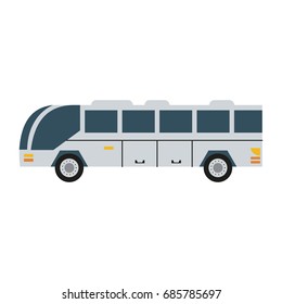 Bus Sideview Icon Image 