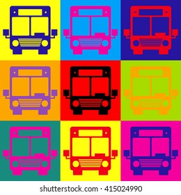 Bus sign