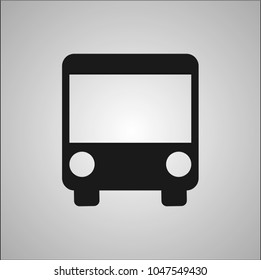 bus sign icon