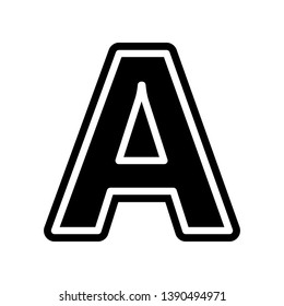 bus sign icon. Element of navigation for mobile concept and web apps icon. Glyph, flat icon for website design and development, app development