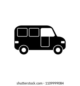 Bus sign icon. Public transport symbol.