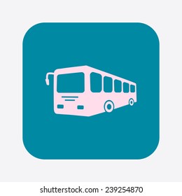 School Bus Icon Stock Vector (Royalty Free) 258523280